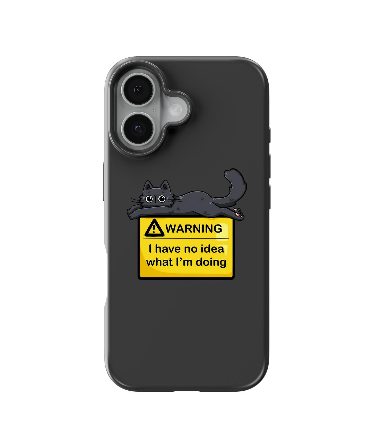 Warning No Idea Telefon Kılıfı