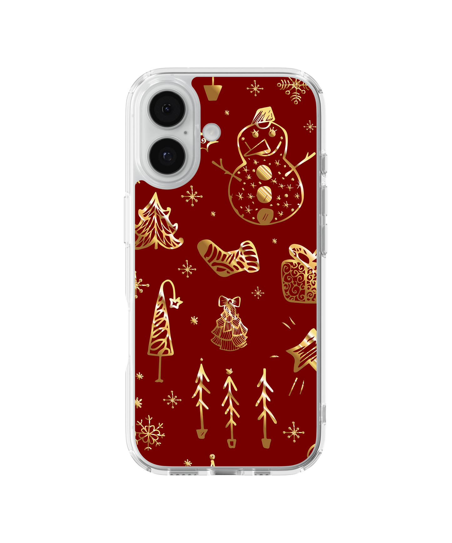 Golden Christmas Telefon Kılıfı