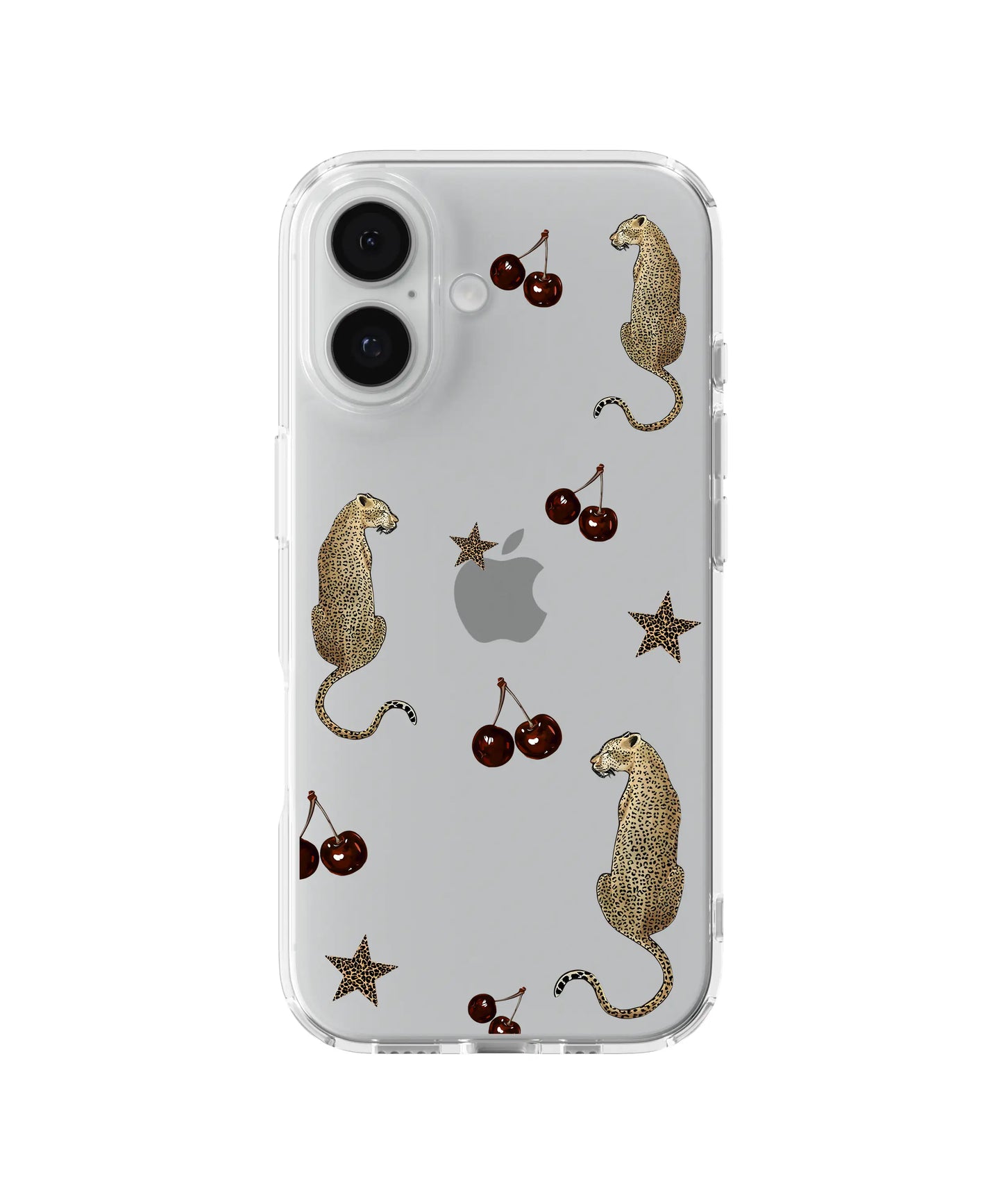 Leopard Cherry Telefon Kılıfı