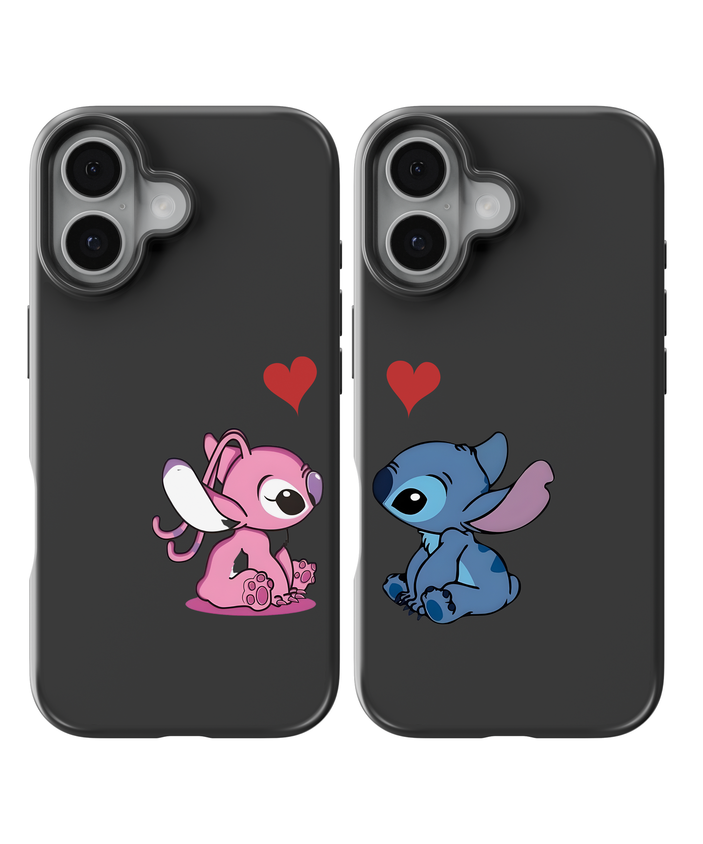 Her Angel and His Stitch Couple Telefon Kılıfı