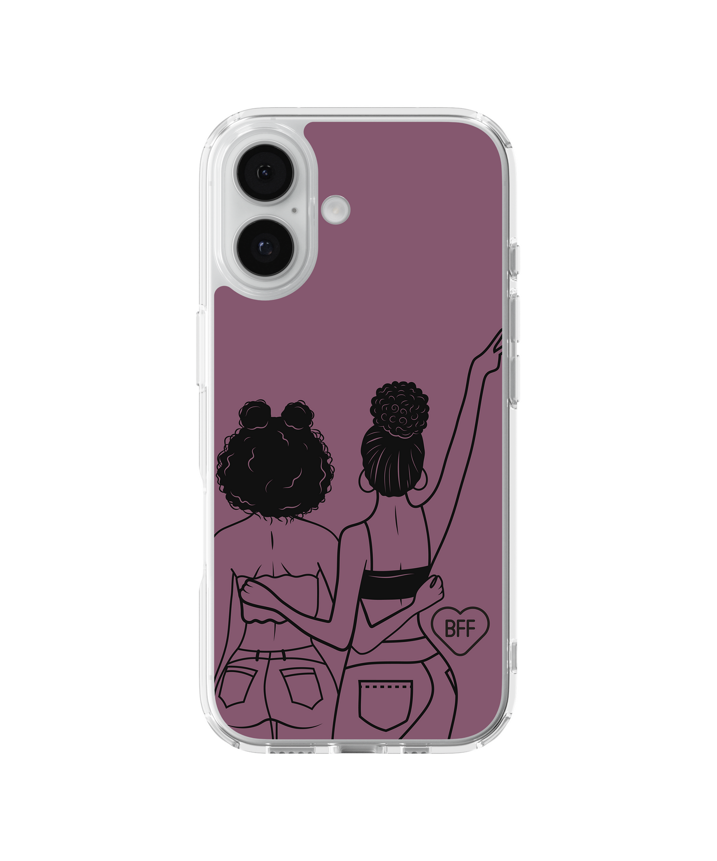 BFF Girls Purple Telefon Kılıfı