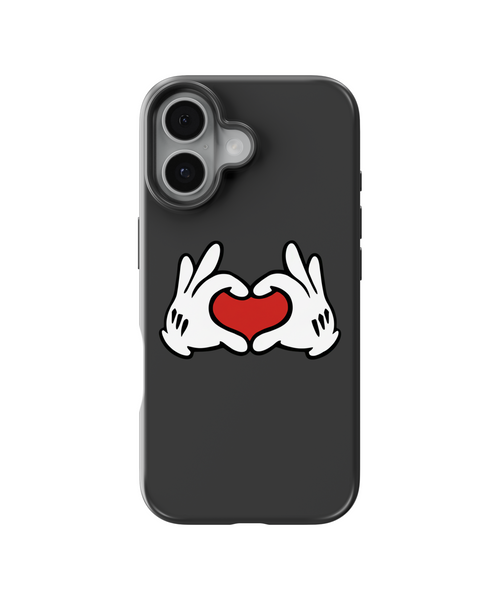 Mickey Heart Telefon Kılıfı