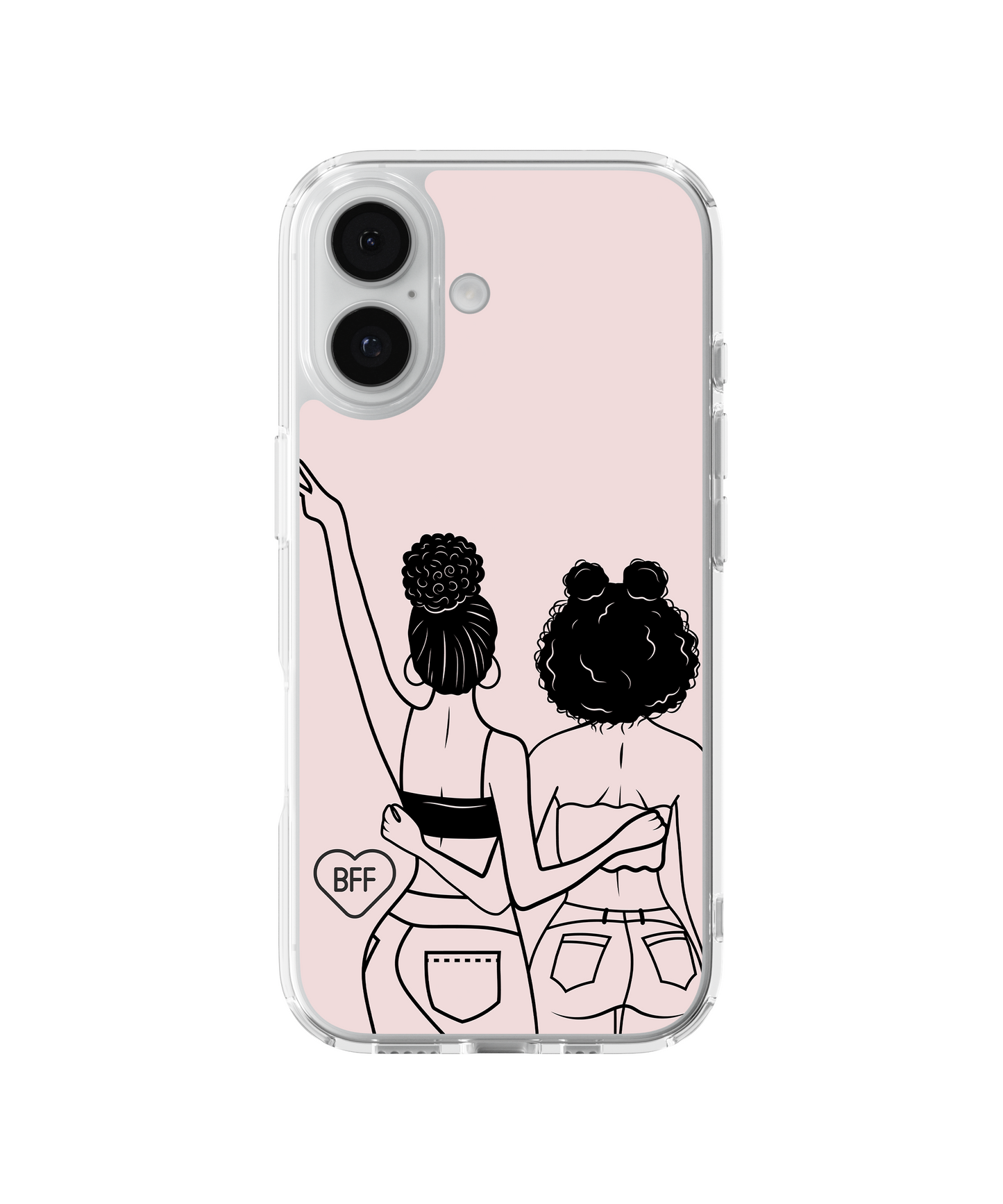 BFF Girls Pink Telefon Kılıfı