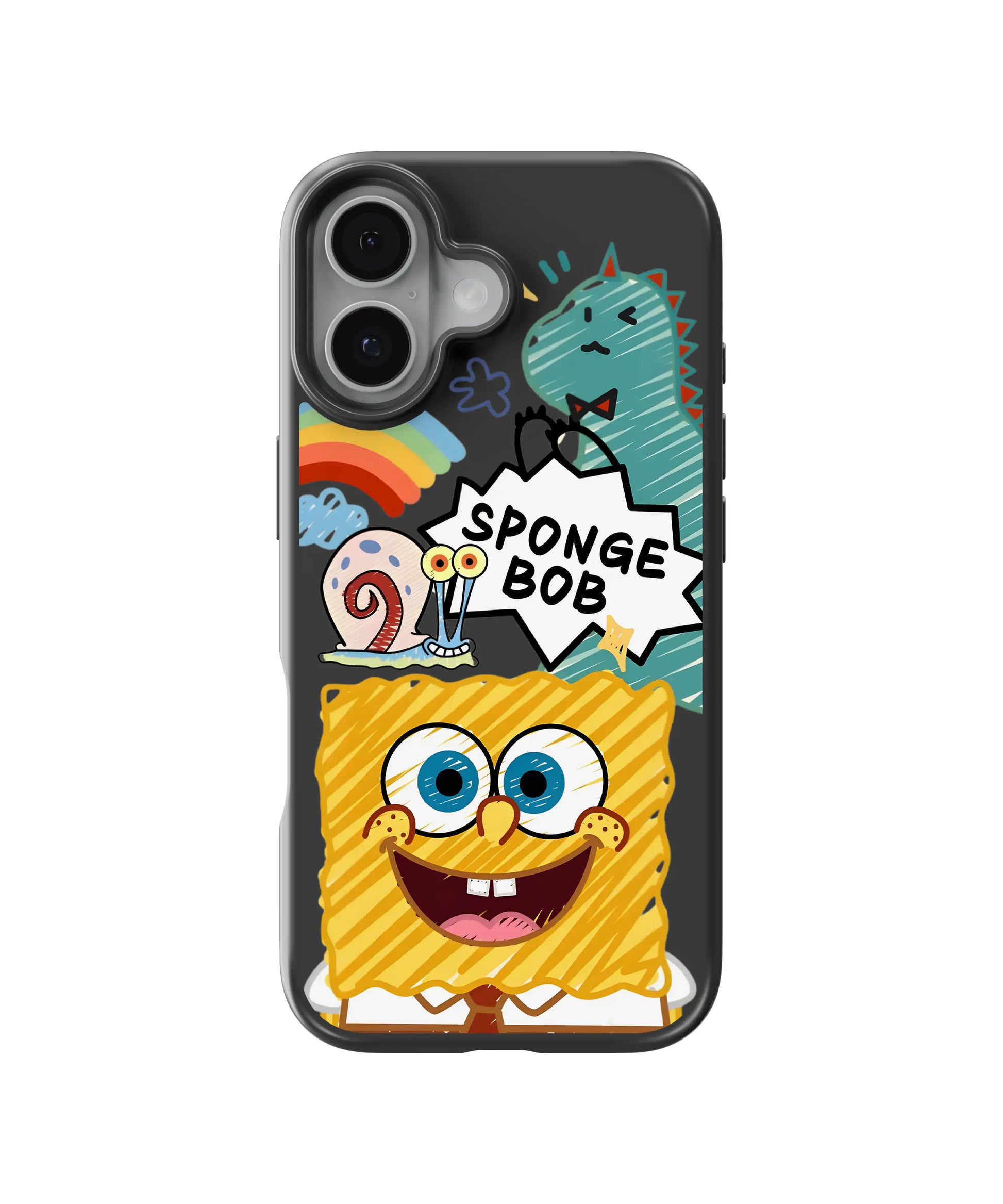 Dino SpongeBob Couple Telefon Kılıfı
