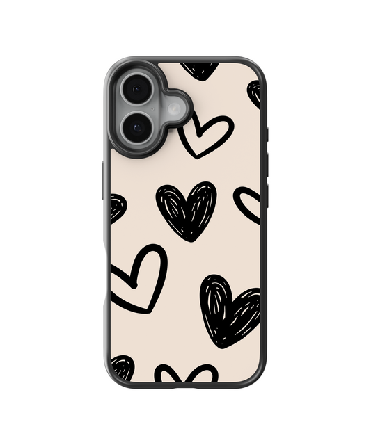 Minimal Hearts Telefon Kılıfı