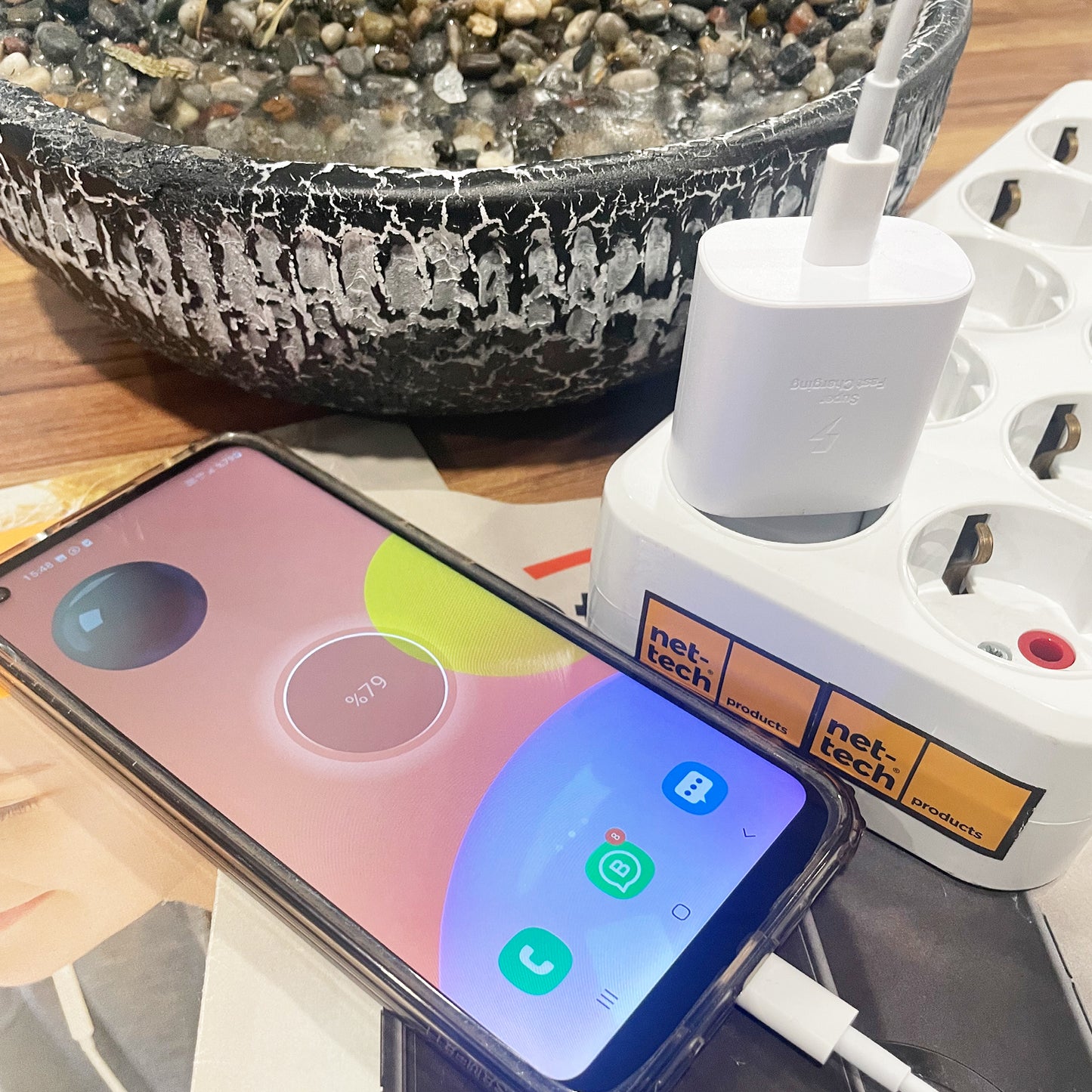 25W 3000 mAh Type-C Kablo + Şarj Aleti