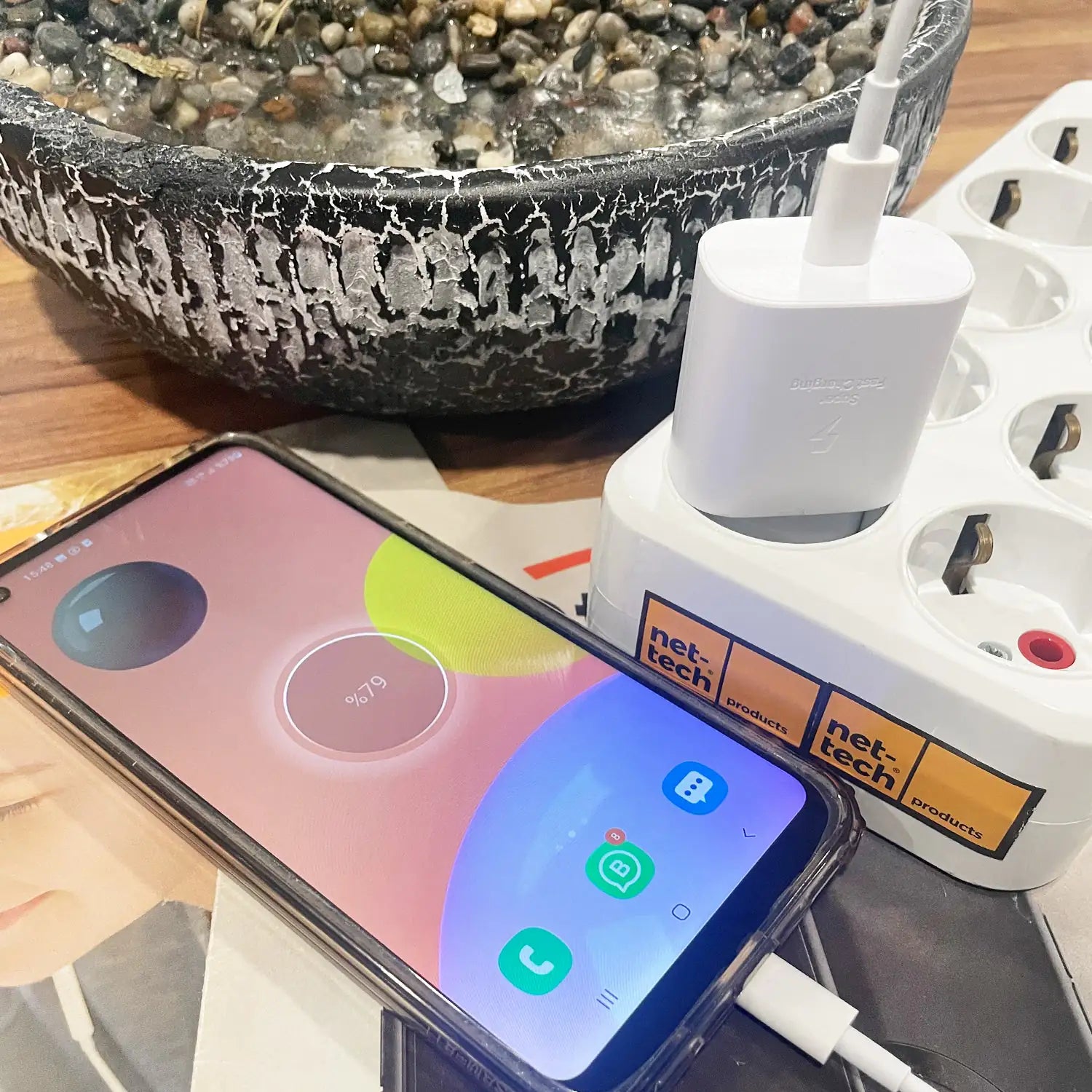 25W 3000 mAh Type-C Kablo + Şarj Aleti