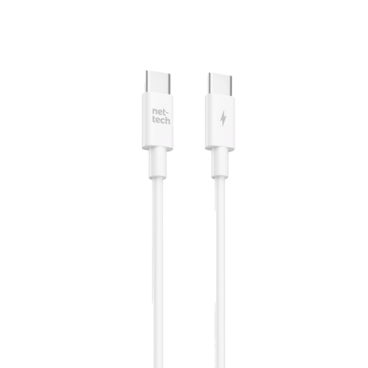 60W Plastik 100 Cm Type-C To Type-C Şarj ve Data Kablosu