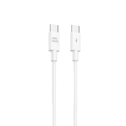 60W Plastik 100 Cm Type-C To Type-C Şarj ve Data Kablosu