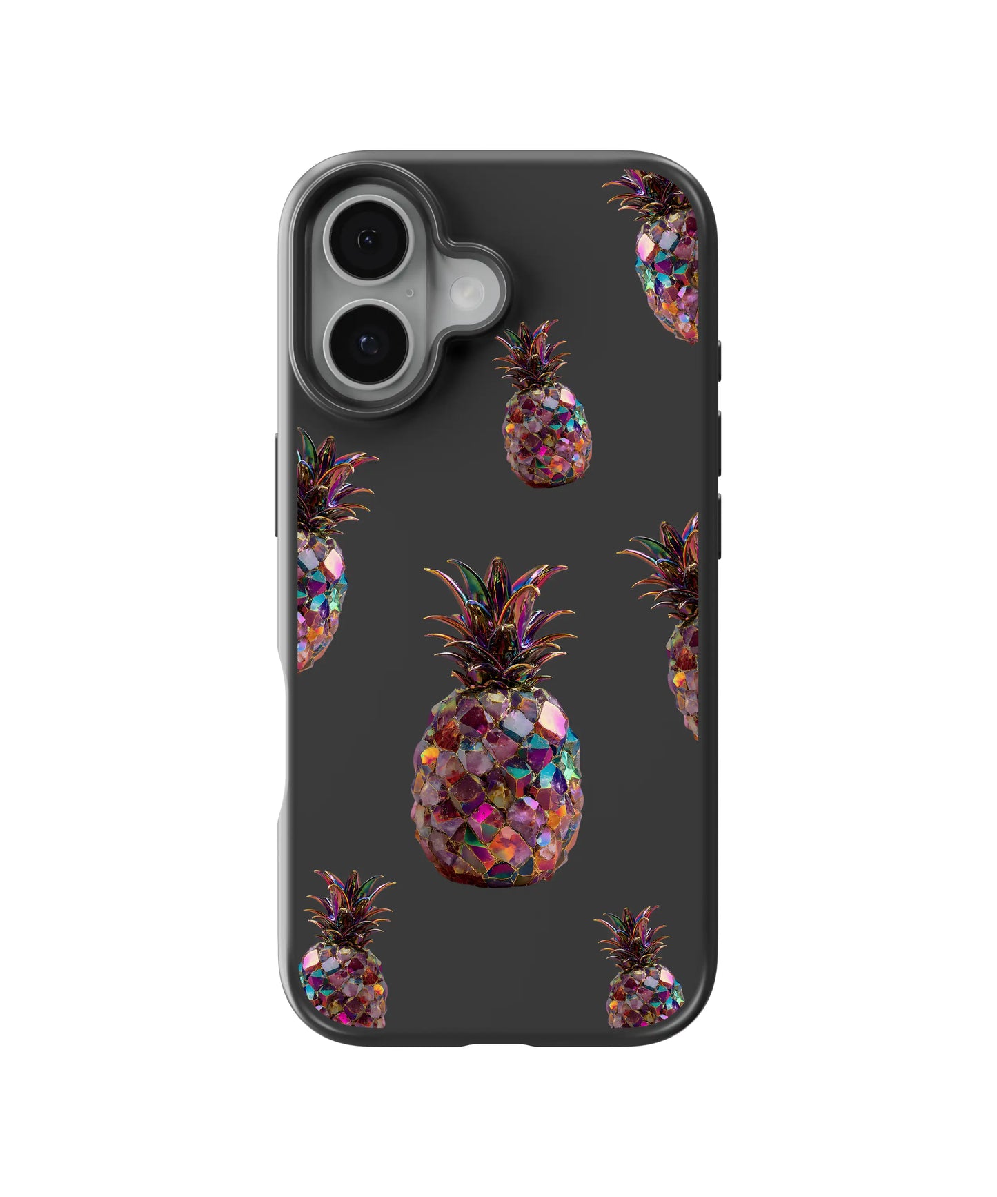 Amethyst Aura Pineapple Telefon Kılıfı