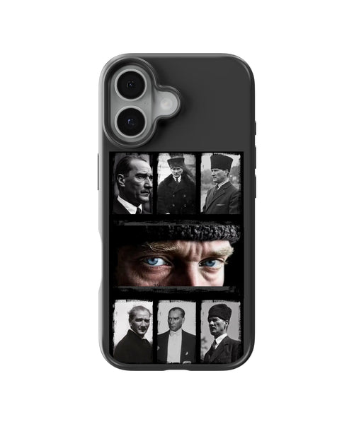 Çelik Bakış Atatürk Telefon Kılıfı