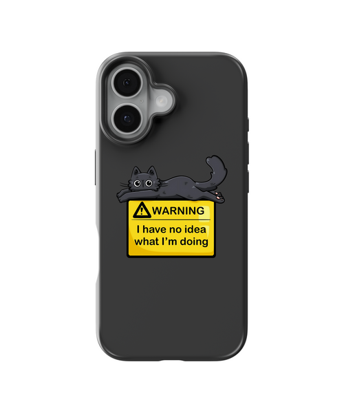 Warning No Idea Telefon Kılıfı