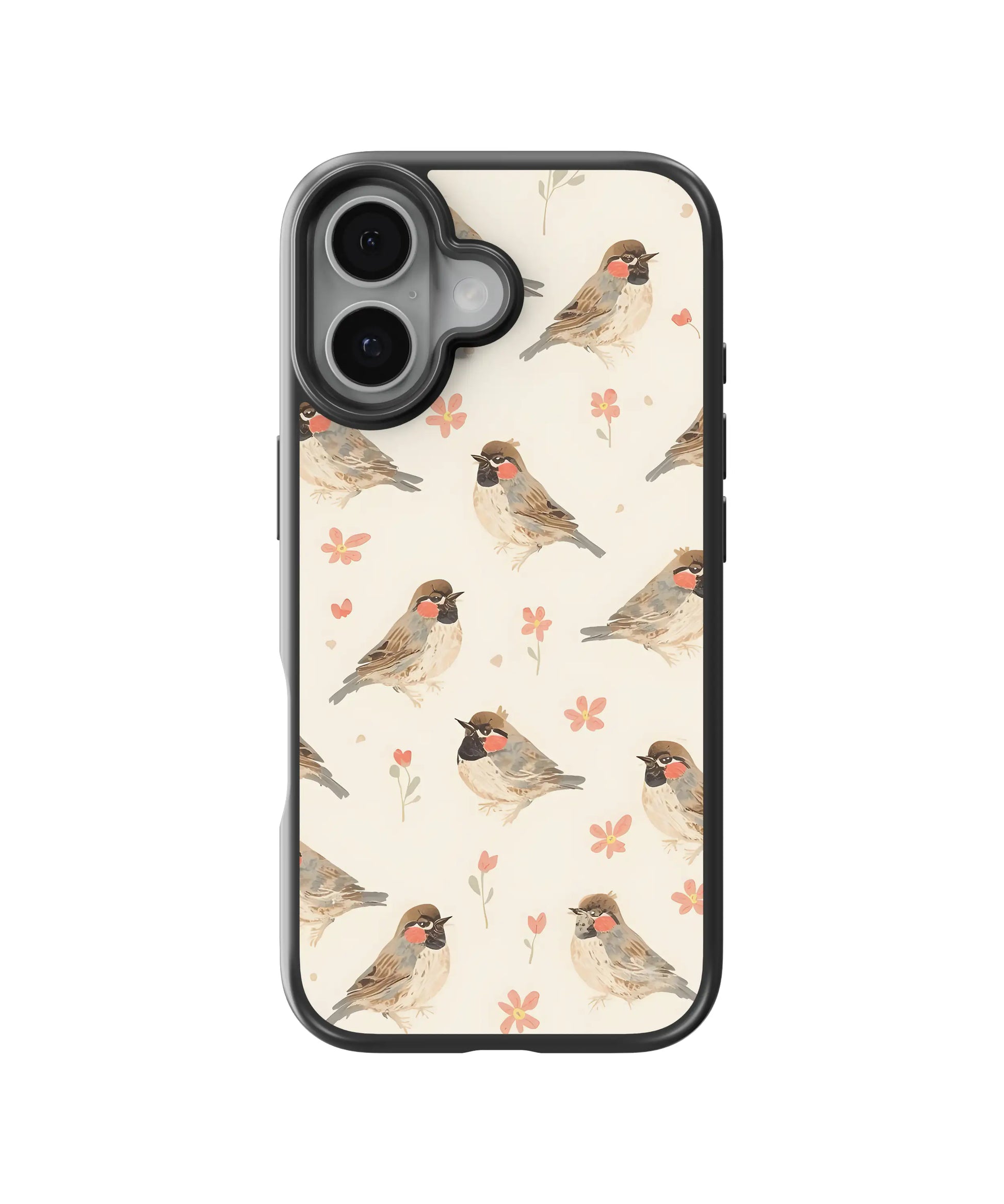 Sparrow Floral Telefon Kılıfı