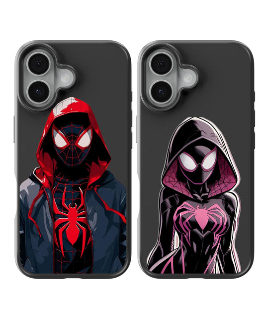 Miles Morales and Spider-Gwen Couple Telefon Kılıfı