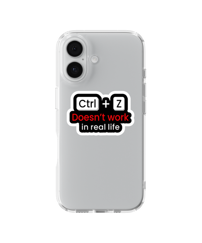 Ctrl Z Doesn’t Work Telefon Kılıfı