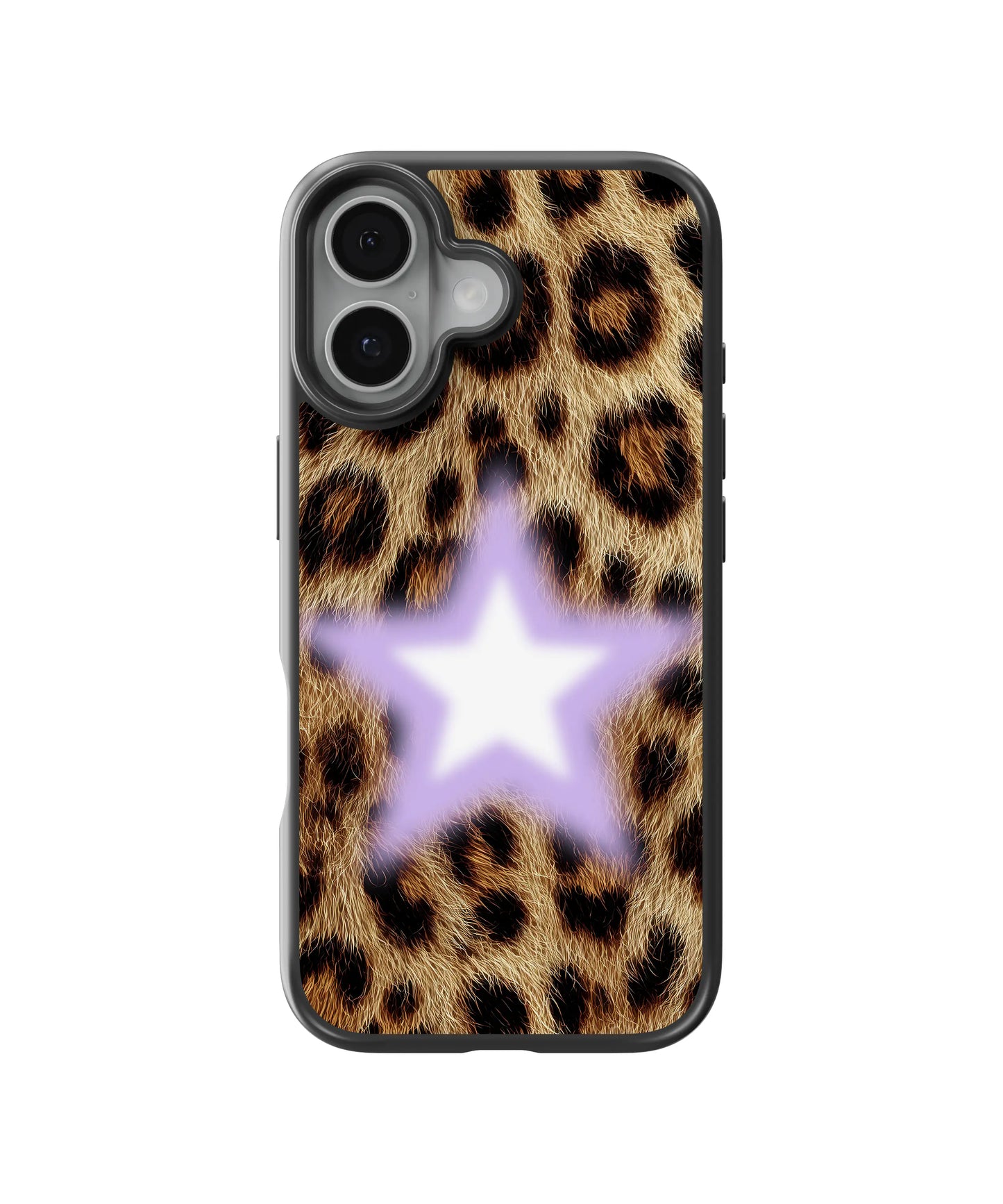 Lavender Star Leopard Telefon Kılıfı