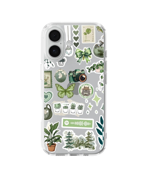 Matcha Nature Pattern Telefon Kılıfı