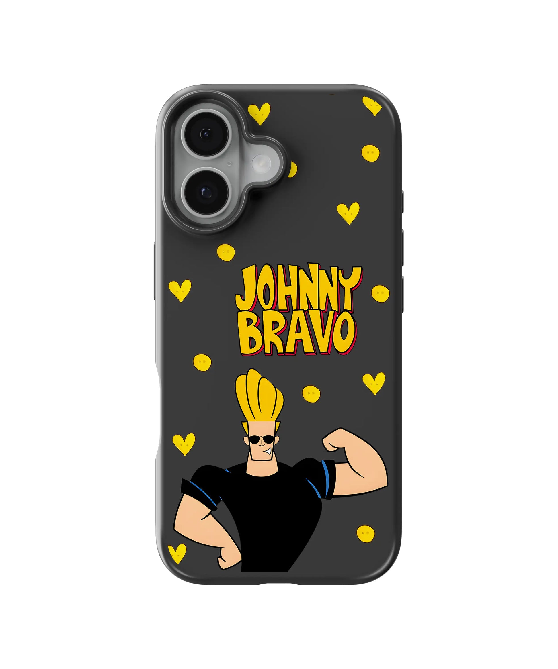 Johnny Bravo Hearts Telefon Kılıfı