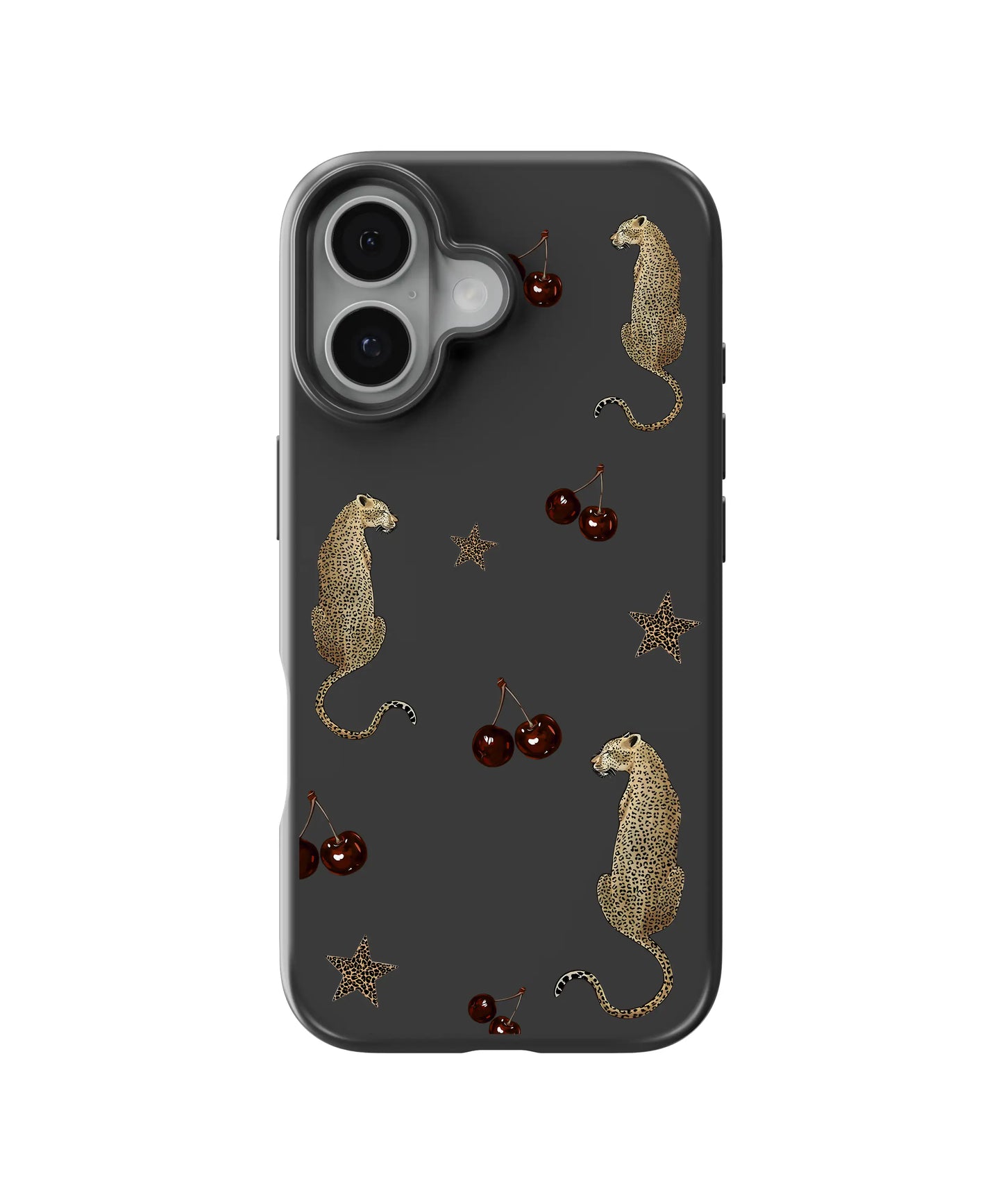Leopard Cherry Telefon Kılıfı