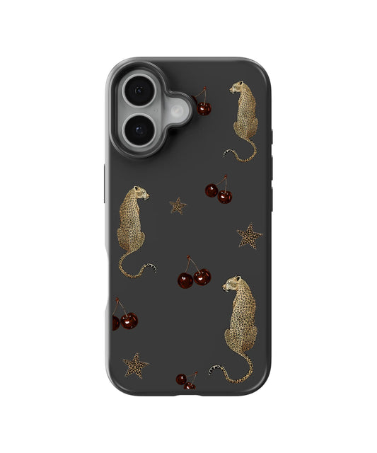 Leopard Cherry Telefon Kılıfı