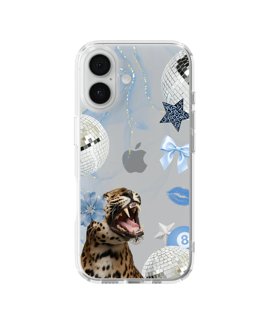 Queen Leopard Blue Disco Telefon Kılıfı