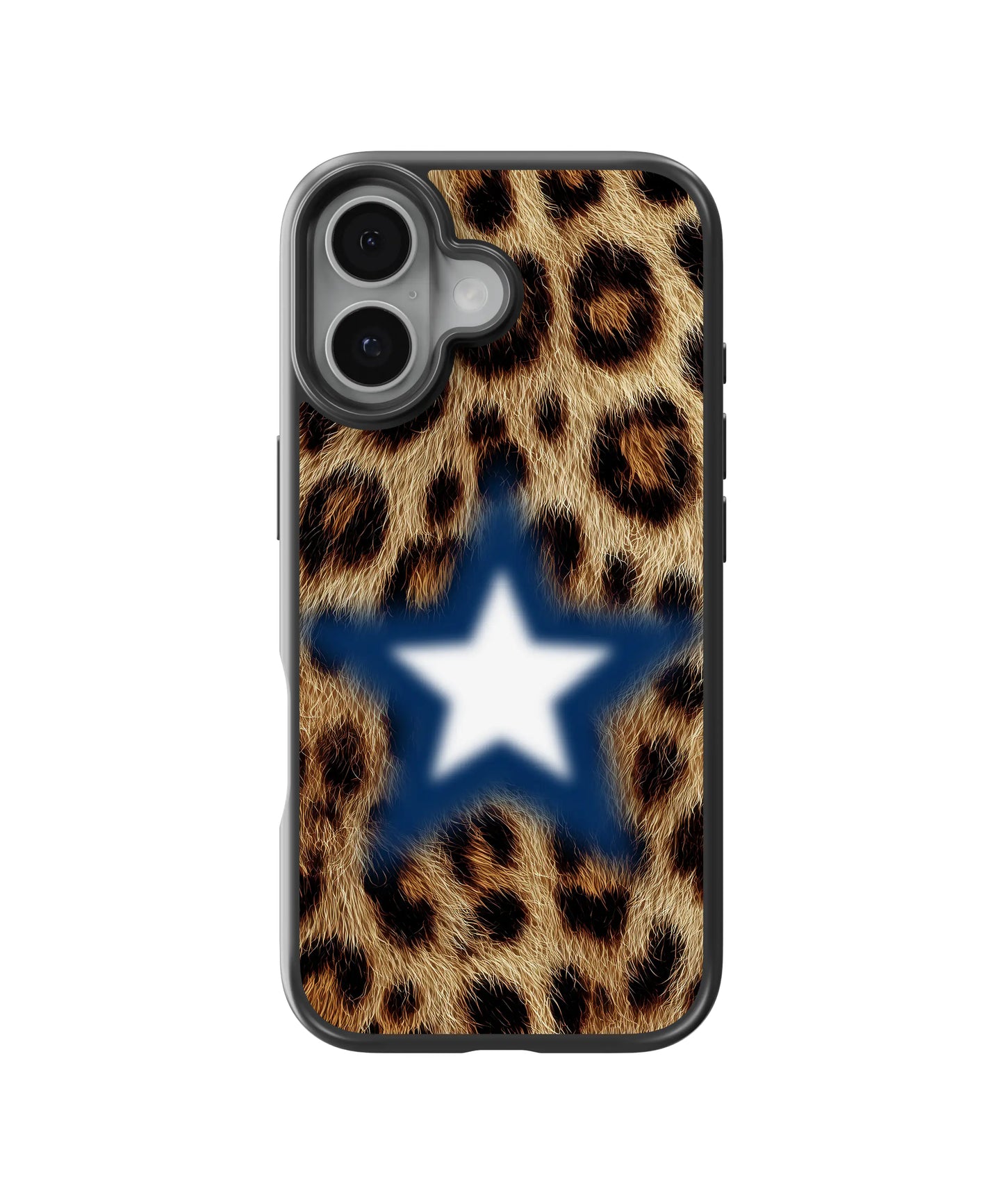 Blue Star Leopard Telefon Kılıfı