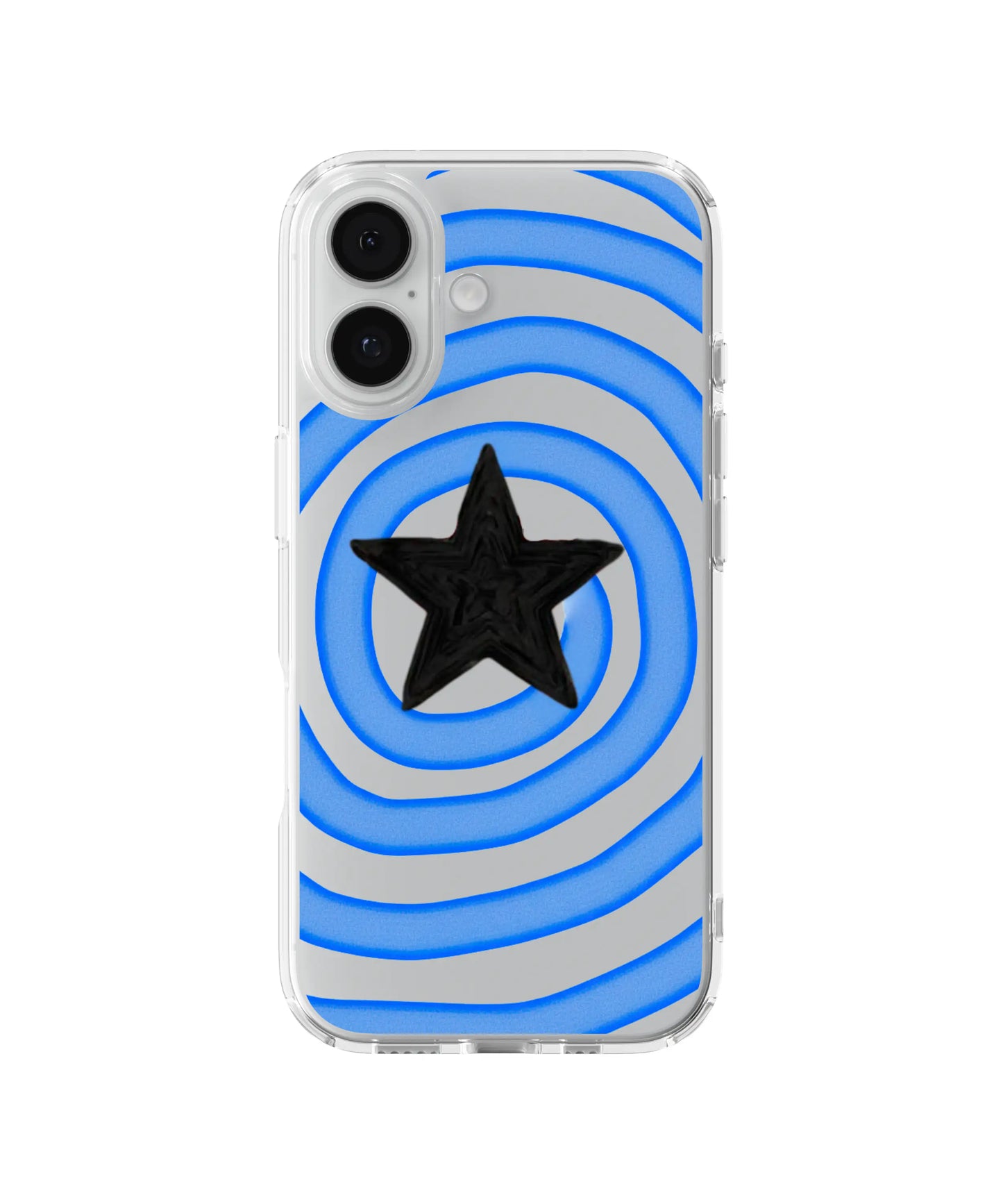Blue Swirl Star Telefon Kılıfı