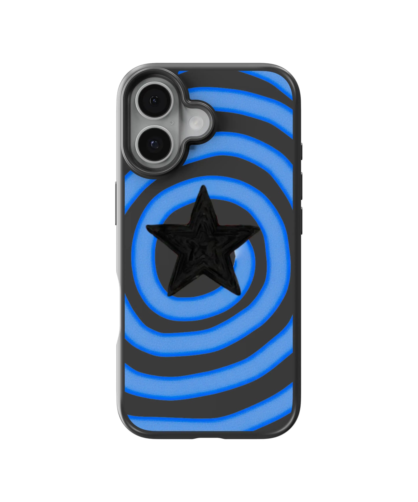 Blue Swirl Star Telefon Kılıfı