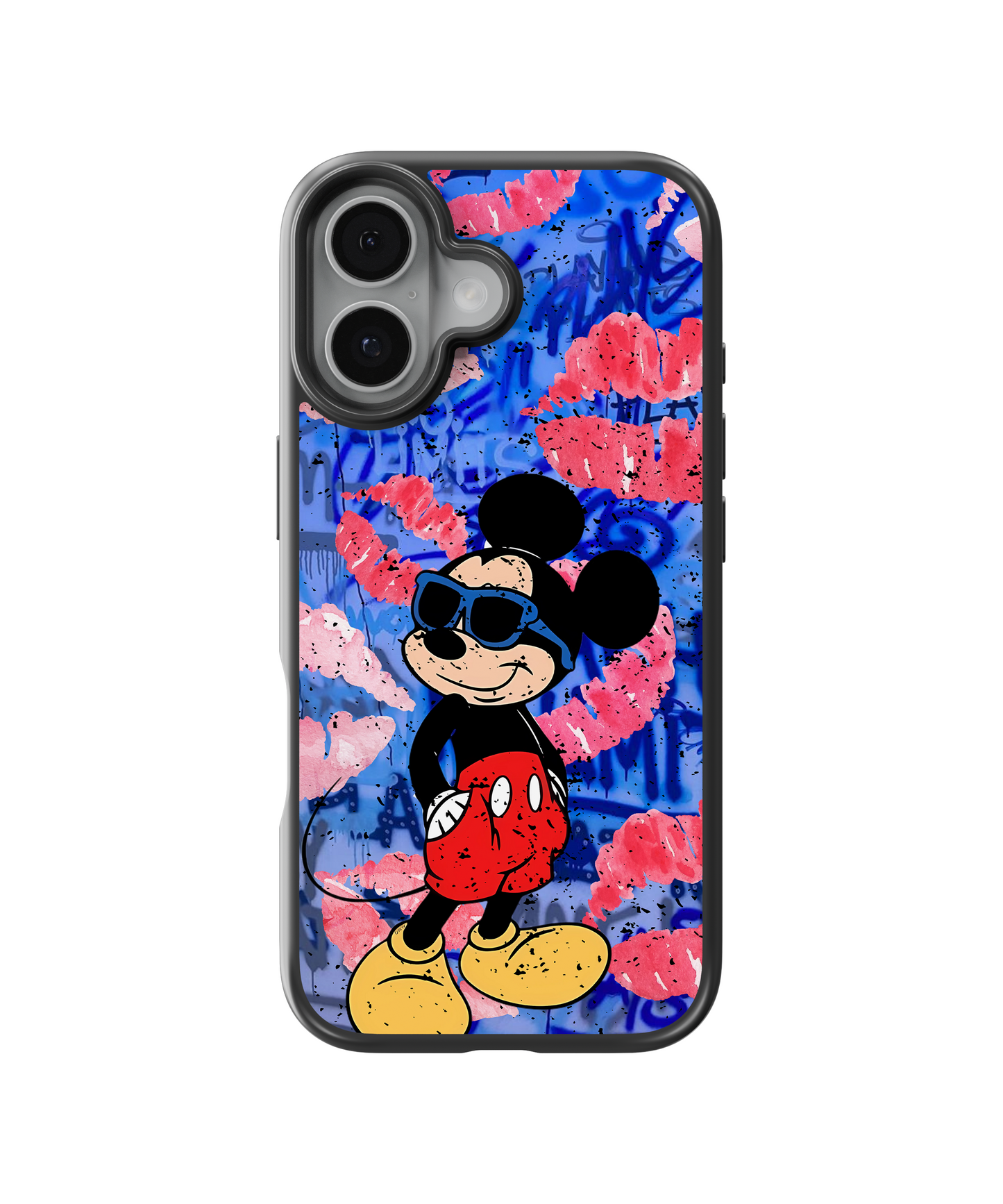 Mickey Kiss Graffiti Telefon Kılıfı