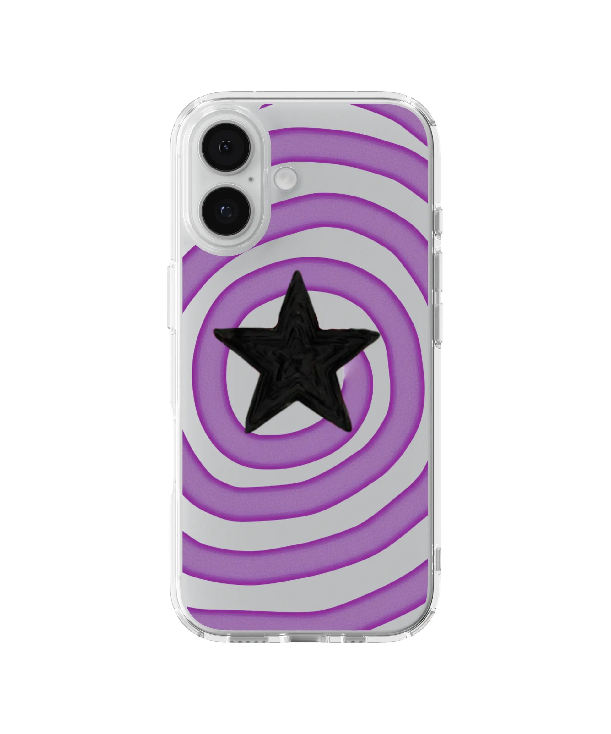 Purple Swirl Star Telefon Kılıfı