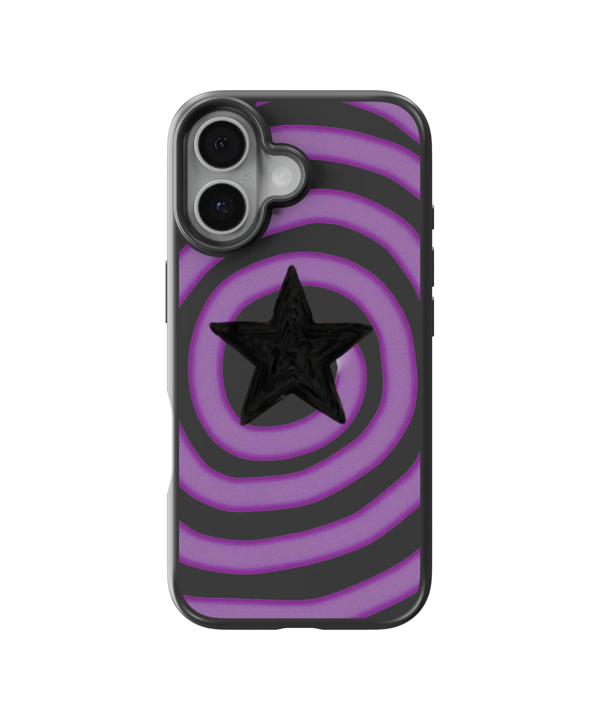 Purple Swirl Star Telefon Kılıfı