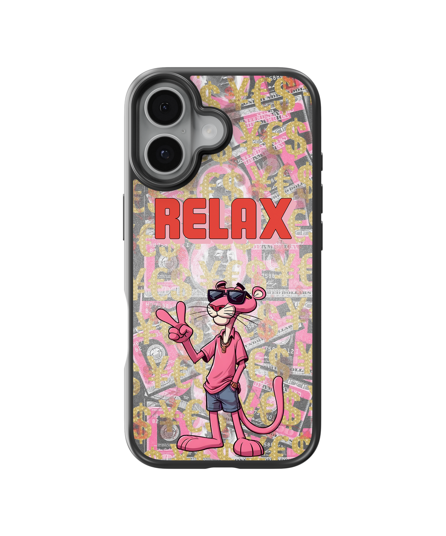 Relax Pink Panther Telefon Kılıfı