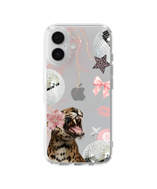 Queen Leopard Pink Disco Telefon Kılıfı