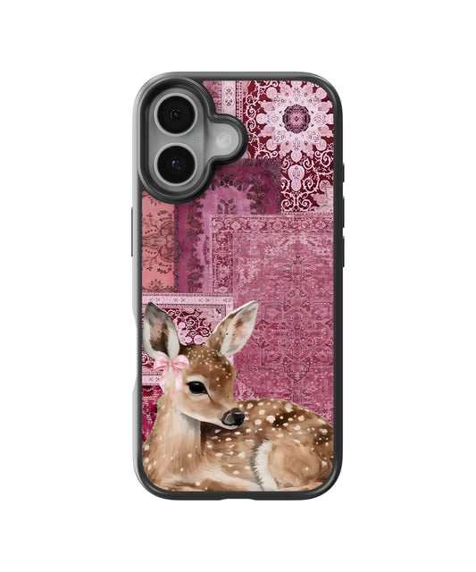 Pink Bow Fawn Telefon Kılıfı