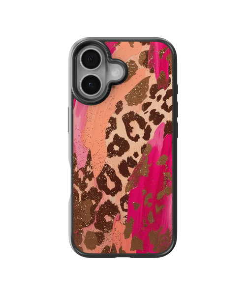 Glitter Leopard Telefon Kılıfı
