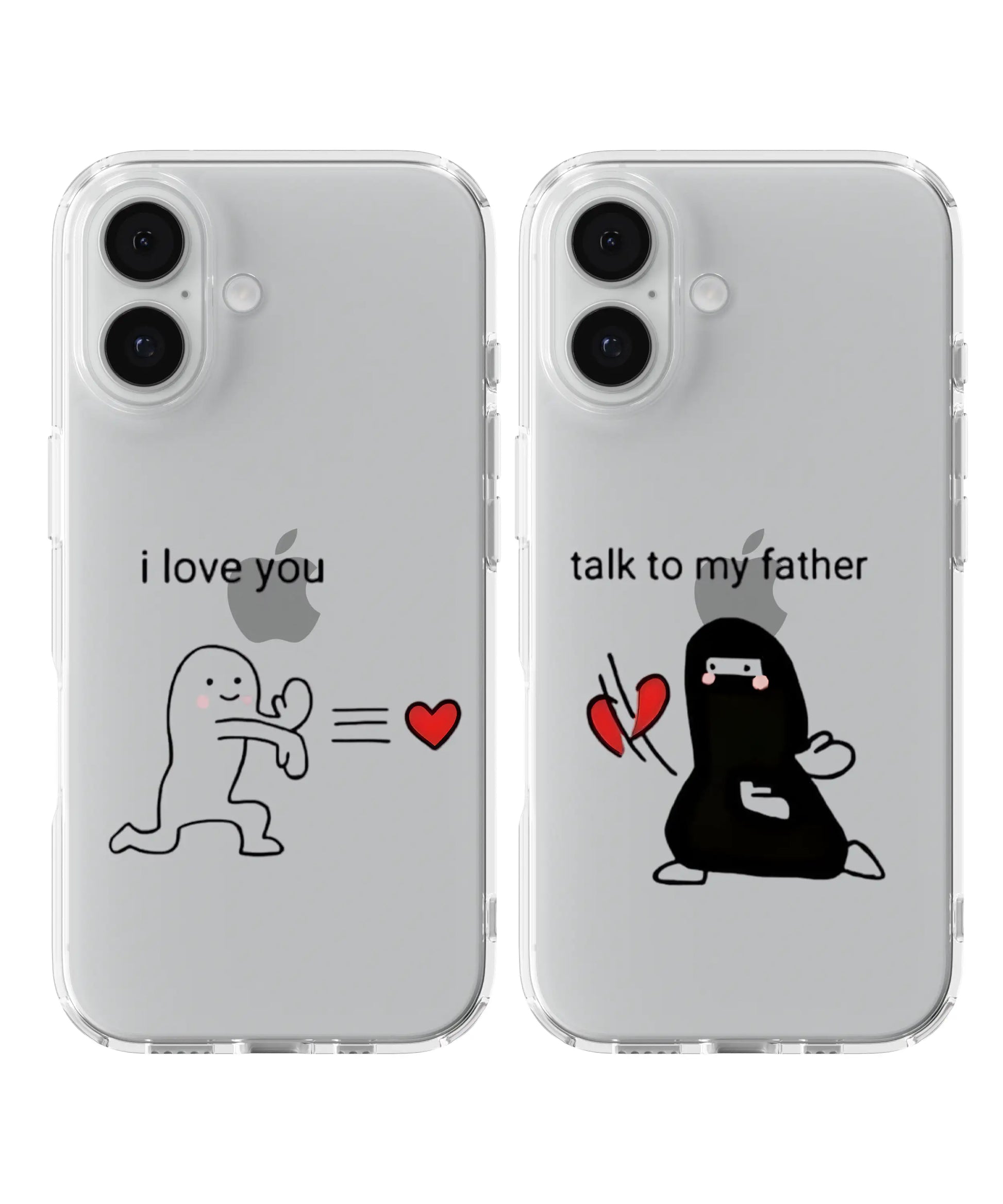 I Love You - Talk To My Father Couple Telefon Kılıfı