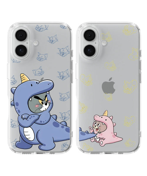 Dino Tom and Dino Jerry Couple Telefon Kılıfı
