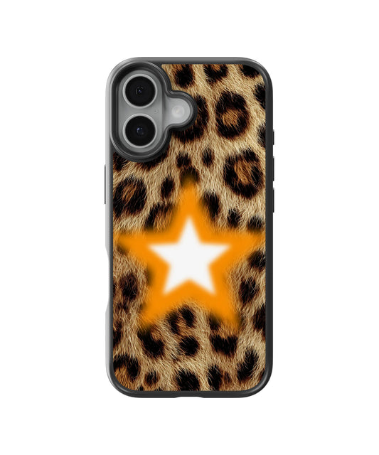 Orange Star Leopard Telefon Kılıfı