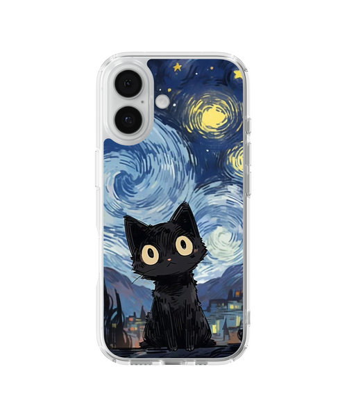 Midnight Cat Art Telefon Kılıfı