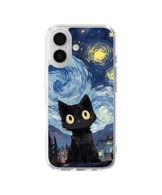 Midnight Cat Art Telefon Kılıfı