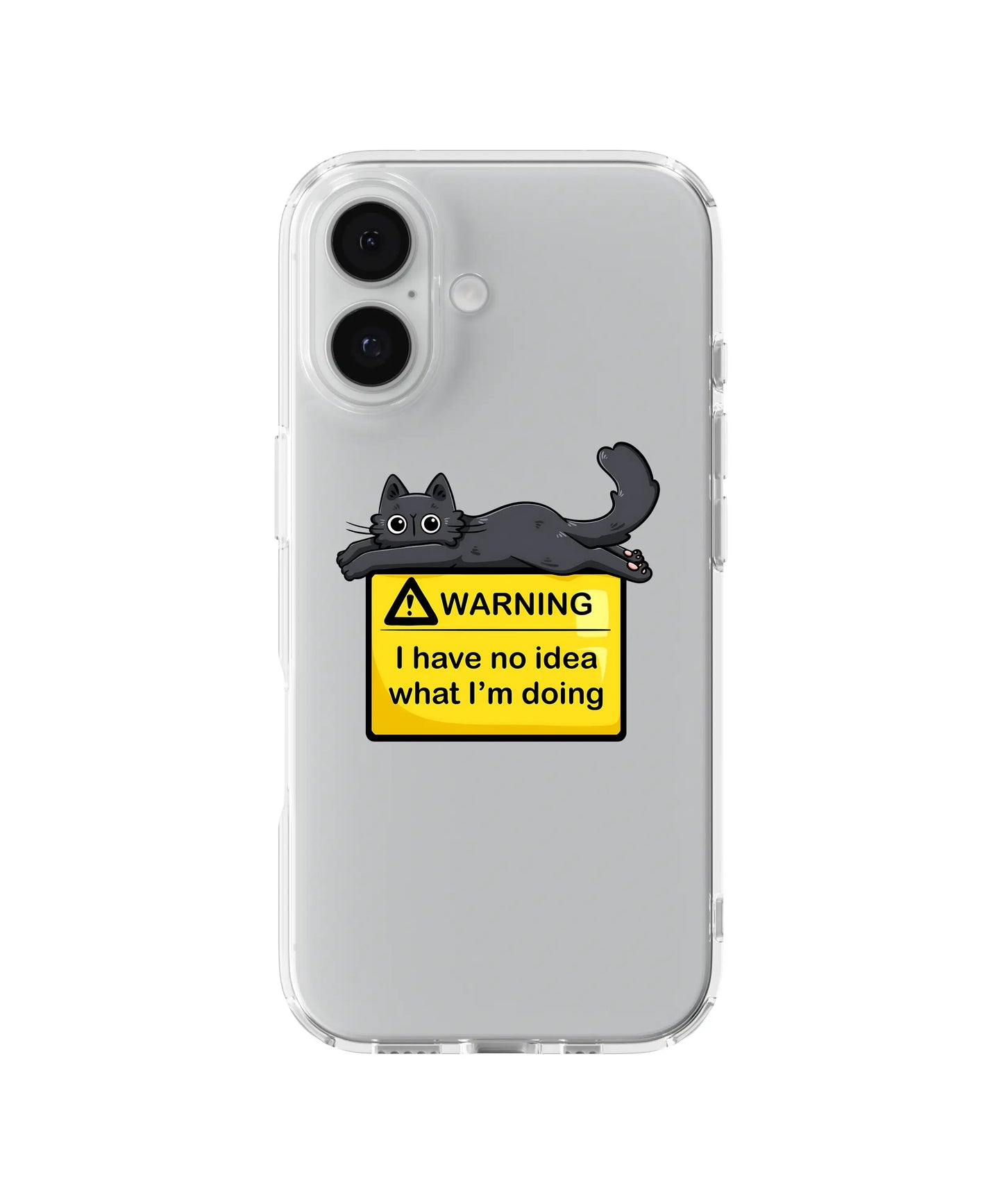 Warning No Idea Telefon Kılıfı