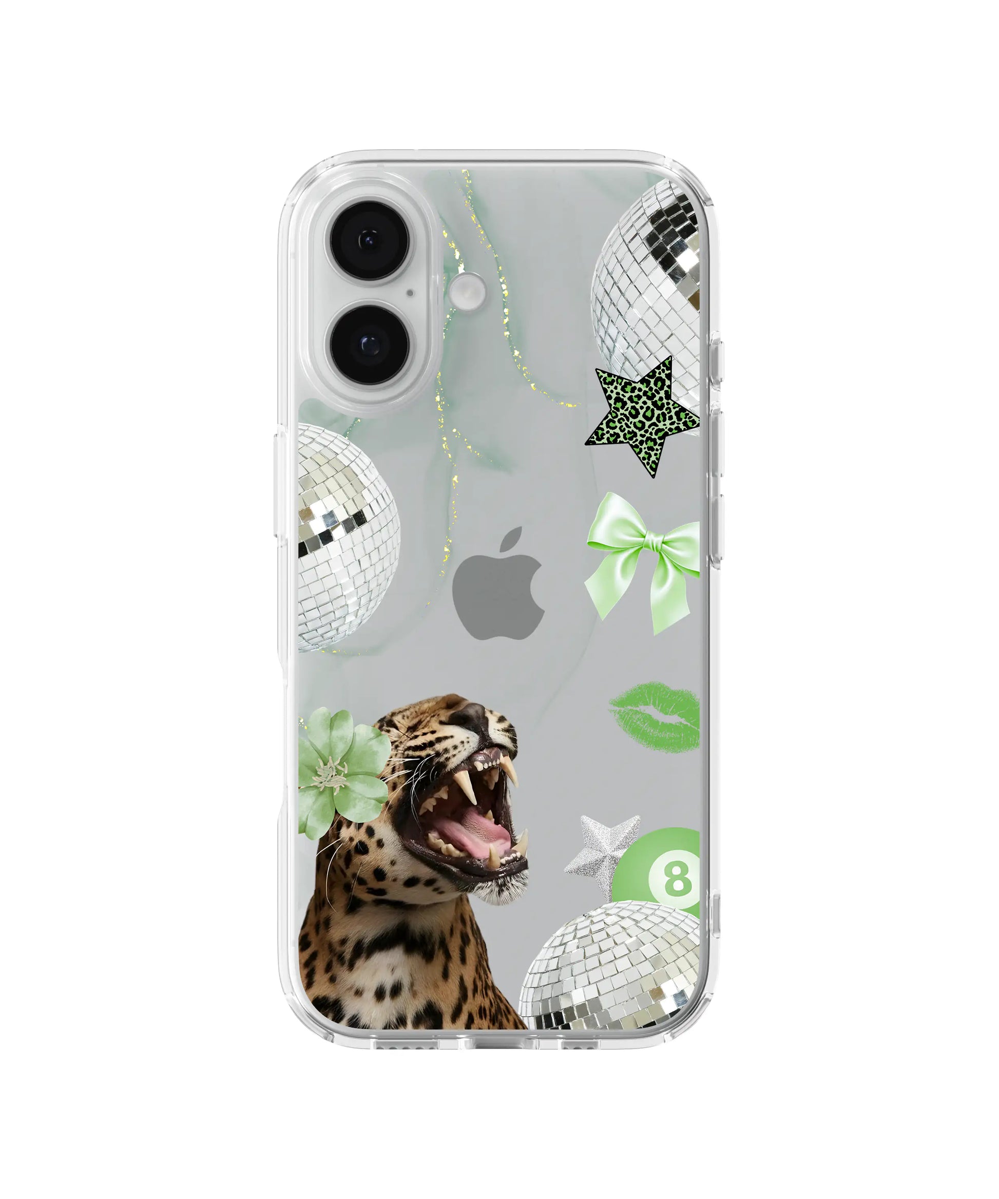 Queen Leopard Green Disco Telefon Kılıfı