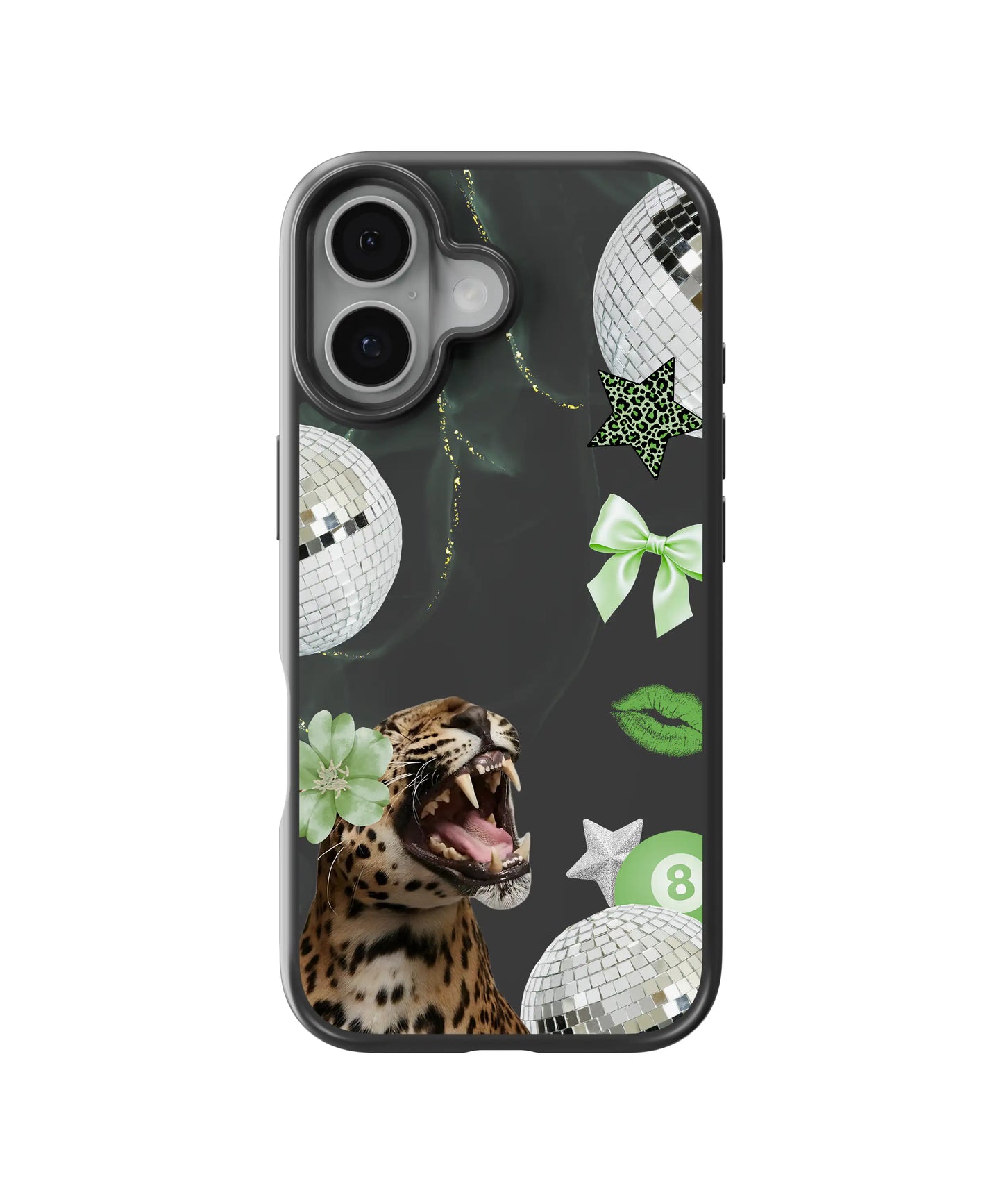 Queen Leopard Green Disco Telefon Kılıfı